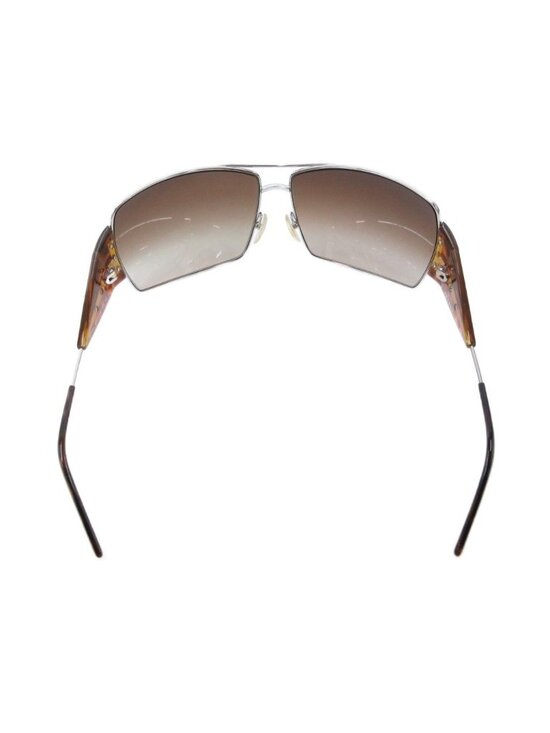 Prada Spr Square Sunglasses Double Bridge Tortoiseshell Metal Frame Brown main image 6